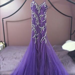 Beaded Designer Prom Dress